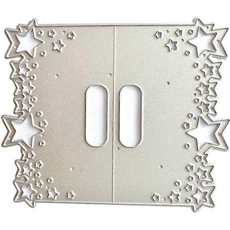 Gabarit de découpe pour autocollants de scellage, idéal pour la création de cartes d'anniversaire et le scrapbooking DIY. (1/4)