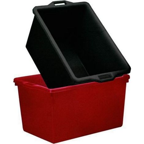 Cesta Rettangolare L 65 65X42 H 33 Asti Nera Ics
