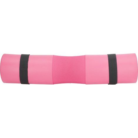 Squat Pad Barbell cou épaule support de protection pour squats fentes hanche poussées rose (1/5)