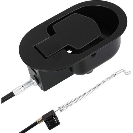 Poignée de Rechange Universelle en Aluminium pour Fauteuil inclinable Levier de déblocage Poignée en métal avec Ressort et câble (1/5)