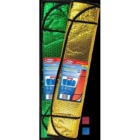 PARASOLE PER AUTO 130X60 CM MULTISTRATO IN COLORAZIONE ASSORTITA OKX