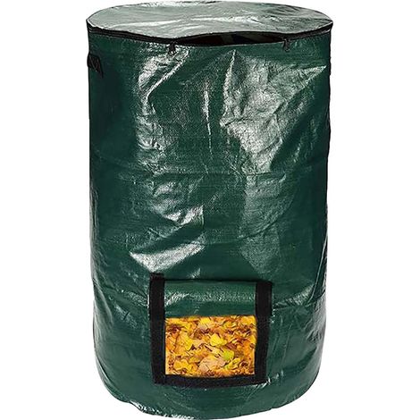 Mini composteur rapide Moderne pour Balcon,Sac de Compost Jardin,Petit Composteur Balcon,Composteur Appartement avec Couvercle fenêtre de Retrait du Compost (15gallon) (1/5)