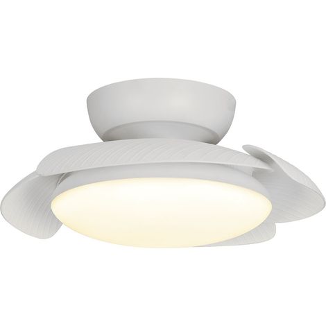 Plafonnier ventilateur Aloha 45W – 4 vitesses ajustables – Variabilité de lumière 2700K à 5000K – Éclairage 120° pour pièces 13 à 20m² – Akunadecor (1/4)