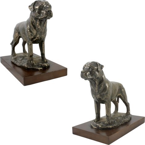 Rottweiler III - estatuilla de perro, figura de oficina, trofeo para una exposición canina de Art-Dog (1/5)