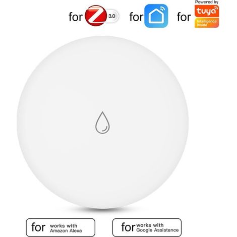 Détecteur de fuites Capteur d'inondation Intelligent Alarme Eau pour Cuisine Salle de Bain Prévention Dégâts Alertes Instantanées (1/5)