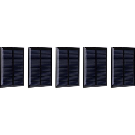 5 Stück Mini-Solarpanel-Epoxidharz-Zellenplatinenmodul für Batteriespielzeug, Ladegerät, Licht, 4 V, 150 mA (1/5)