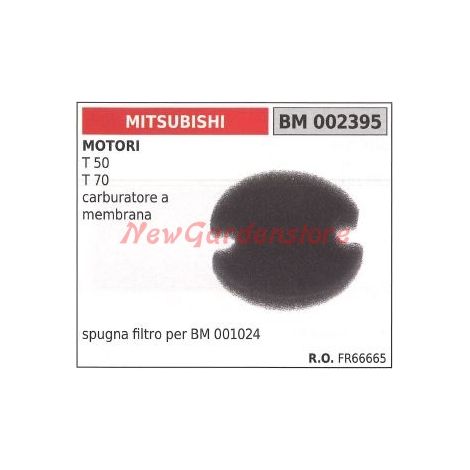 Spugna filtro aria MITSUBISHI motore 2 tempi decespugliatore tagliasiepe 002395