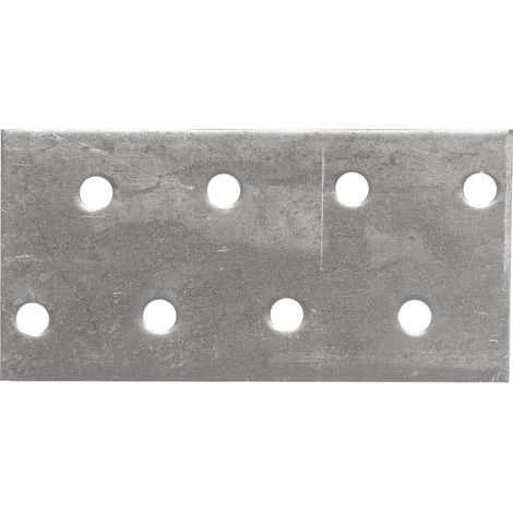 Platine d'assemblage galvanisée 40 x 80 mm