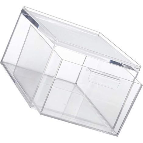 Boîte de Rangement à Tiroir Transparent Empilable, Tiroir de Rangement en Plastique Détachable, Organiseur de Bureau Compact pour Maison, la Cuisine, Chambre et Atelier (1/5)