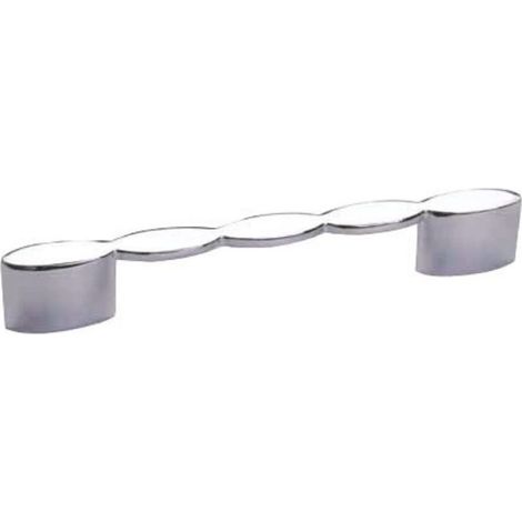 Chromgriff für Möbel Zincir y824, Chrom-Finish, 160 mm Lochabstand