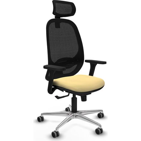 Silla de oficina piqueras y crespo Cilanco gris reposabrazos 3D (1/2)