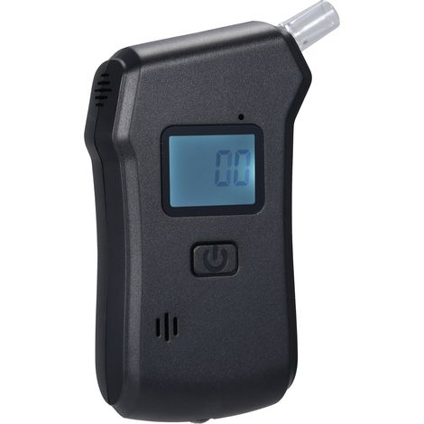 éthylotest portable avec écran LCD et lampe LED d'urgence pour une utilisation à domicile, professionnelle ou sociale. (1/5)