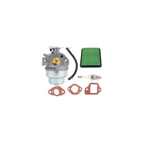 FENOPLASTICACarburateur pour moteurs et tondeuses à gazon Honda GCV160, GCV135, GC160, GCV160-OHC kit d'accessoires pour carburateur de tondeuse à gazon GCV 160, comprenant joint, bougie d'allumage et (1/4)