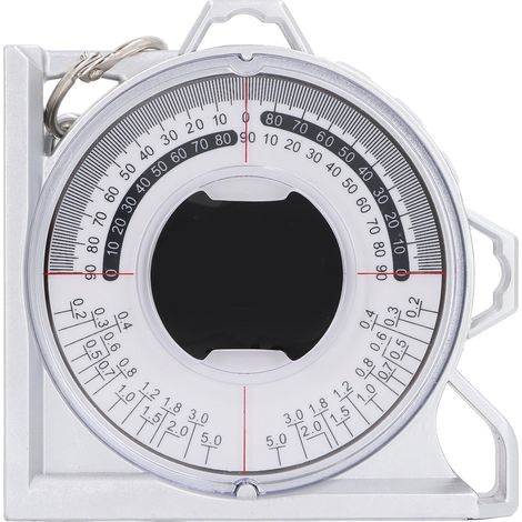 Mini inclinómetro, instrumento de medición de ángulos, alta precisión, portátil, universal, ligero. (1/5)