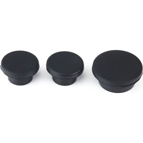 Lot de 3 bouchons en caoutchouc pour hayon de Jeep Wrangler JK 2007-2018, pour porte-roue de secours (1/5)