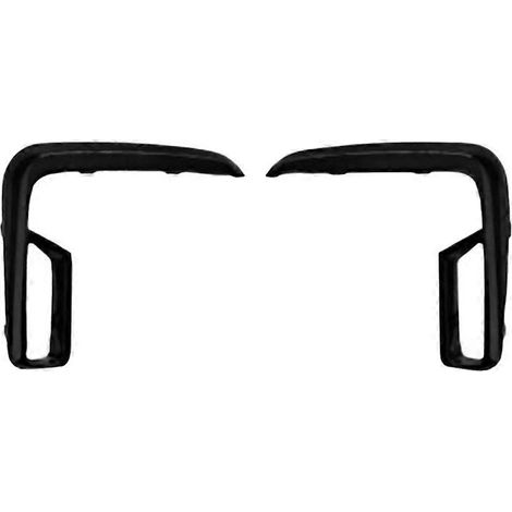 1 par de embellecedores de rejilla para parachoques delantero 51118079587 51118079588 para BMW Serie 7 G11 G12 730i 740i 750i 2019-2022 Negro (1/5)
