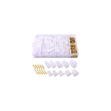 580-teiliges Kfz-Steckverbinderset, 2,8 mm, 2, 3, 4, 6, Kfz-Elektrik-Steckverbinder, Crimp-Kabelklemmen und Steckergehäuse (weiblich und männlich/weiblich). – Crezuo