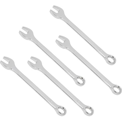 Clé à Cliquet Double Ouverture 15mm - 10 Pièces pour Serrage Industriel et Bricolage (1/5)