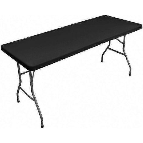 Nappe de table de pique-nique pliante, protection imperméable lavable, housse de table rectangulaire premium pour terrasse et jardin (1/5)