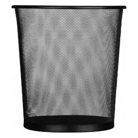 CESTINO ROTONDO L5001 DIAMETRO 29,5X34,5 CM COLORE ARGENTO O NERO CETOF (1/2)