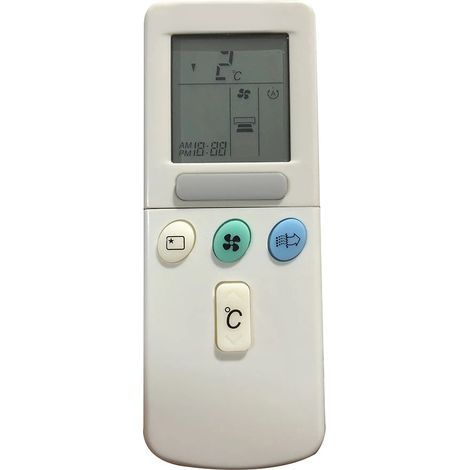 Control remoto de repuesto aplicable RAR-3U4 para aire acondicionado Hitachi, también compatible con RAR-3U1, RAR-3U3, RAR-52P1, RAR-2SP1, RAR-52P2, RAR-2P1, RAS-80YHA y RAR-3V2.