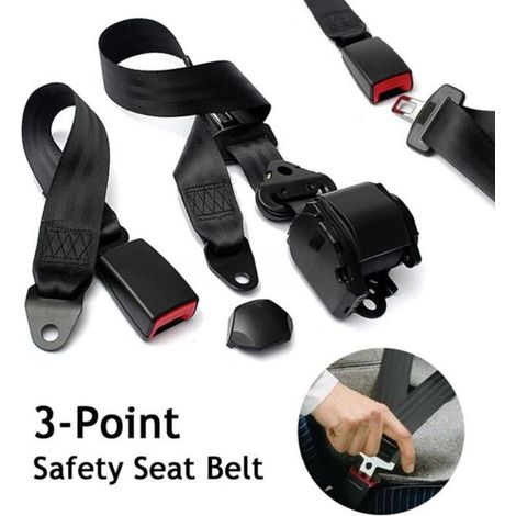 Zoternen Ceinture de sécurité universelle 3 points Télescopique automatique (1/4)