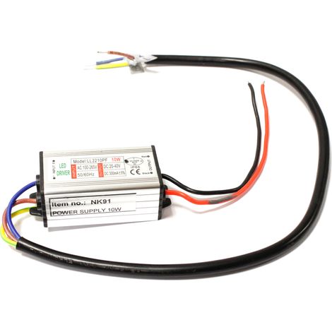 BeMatik - 100-265VAC alimentation 10W COB LED châssis en aluminium spéciale 20-40VDC
