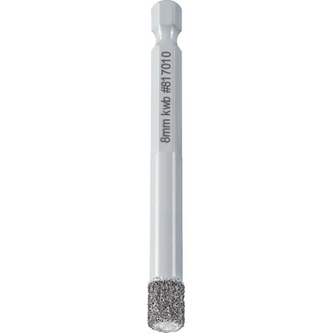 KWB Diamant-Lochsäge für Trockenschnitt, 1/4" E6.3, Ø 8 mm (1/2)