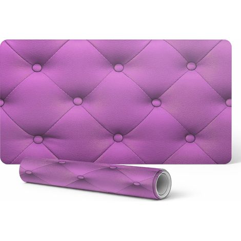 Alfombrilla protectora decorativa para mesa de oficina, con estampado acolchado, 120 x 60 cm.