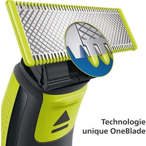 Lot de 5 Applicable à OneBlade-Lames de rechange. pour rasoir/tondeuse électrique OneBlade. acier inoxydable robuste. taille. stylisation et rasage.OneBlade QP2520 QP2523 QP2530 QP6510 QP6523 QP220 (1/4)