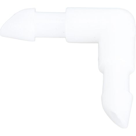 Winkel-Schlauchverbinder 90 Grad L-förmiger Schlauchanschluss PE-Rohrverbinder mit gleichem Durchmesser 3 mm / 0,12 Zoll (1/5)