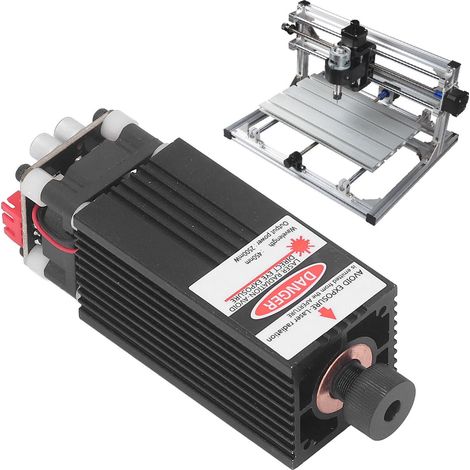 Module de découpe laser CNC 450 nm 2500 mW, accessoire pour machine de gravure DIY, module laser 2,5 W (1/5)
