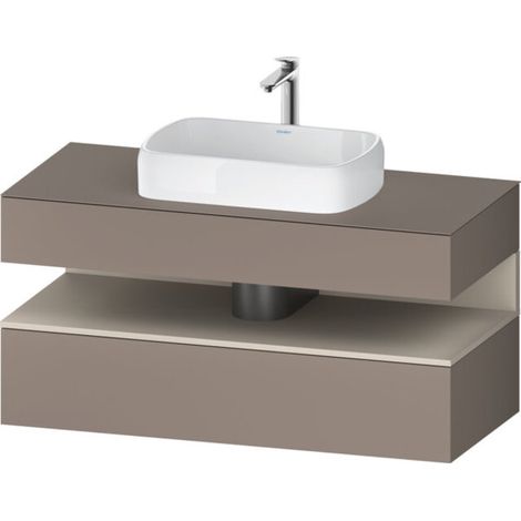 Duravit Collection One Konsolenwaschtischunterbau, 1 Auszug, 1 (1/2)