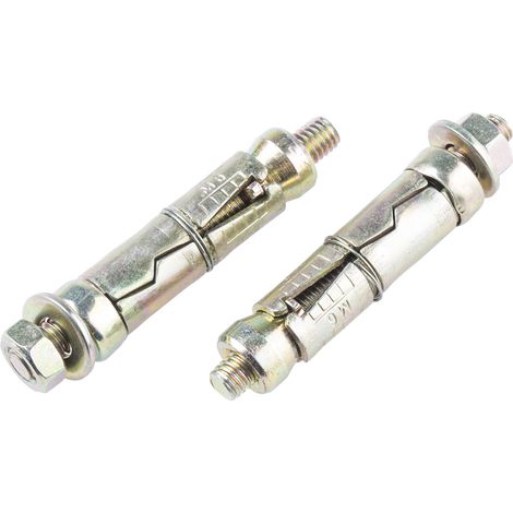 Bouclier d RS PRO, en Acier au carbone M6, 12mm x 45mm ( Prix pour Sachet de 10 )