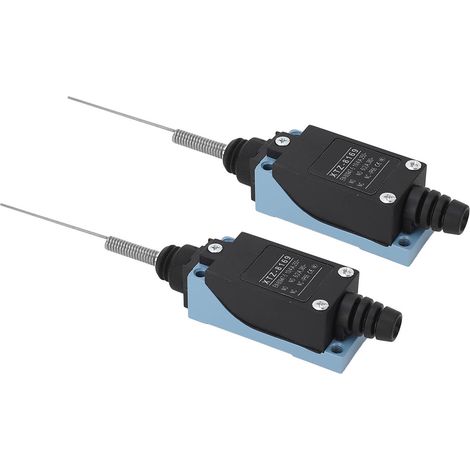 Interrupteur de fin de course 2 pièces, tige à ressort flexible, contact momentané, pour fraiseuse CNC et imprimante 3D, 250V 380V (1/5)