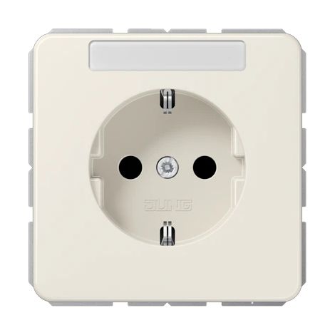 Jung Presa SCHUKO®, 16 A 250 V , con campo di scrittura, termoplastica, Serie CD, bianco CD 1520 BFNA