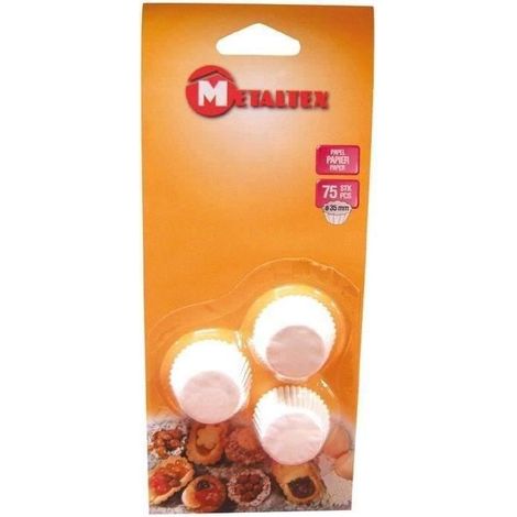 Lot de 75 caissettes en papier 3.5cm - Metaltex - 257770 (1/5)