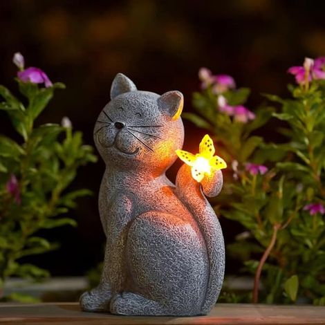 Trésor de décoration solaire – Décoration de jardin avec éclairage LED extérieur et lampe solaire pour patioCJY-AquaForge