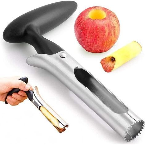 (Zufällig ausgewählter) Apfelentkerner – Schwarz – Edelstahl – Ergonomischer Griff – Spülmaschinenfest (1/4)