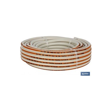 Flexibler Butangas-Schlauch 8 mm x 25 m EN 16436-1 genehmigt