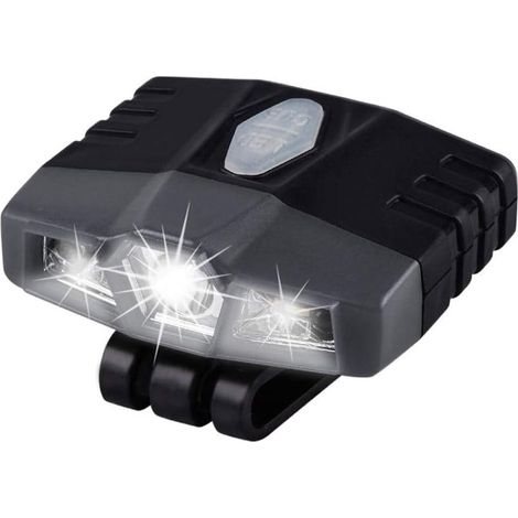 RHG Mini lampe frontale LED super lumineuse, mains libres, portable, rechargeable et étanche pour la pêche, le camping, la randonnée et plus encore