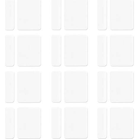12 Kits Capteur Tampon Adhésif de Remplacement pour SimpliSafe, Entrée Sécurisée Tampon Adhésif Capteurs Ruban Adhésive Double Face Prédécoupé pour Portes Fenêtres Armoires et Garages (1/5)