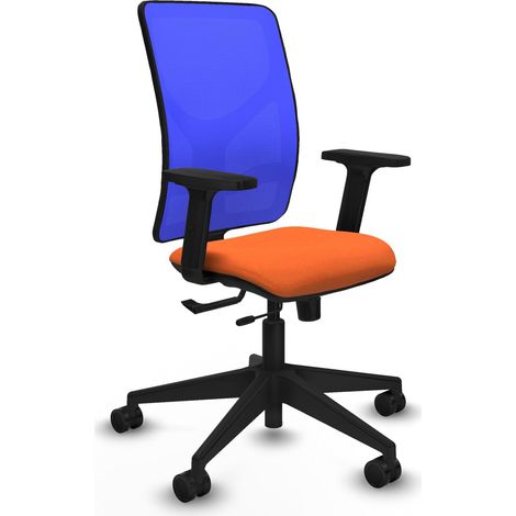 Silla de oficina piqueras y crespo Motilla negro soporte lumbar ajustable (1/2)