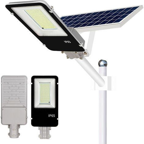 Jandei - Farola solar 200W 4000 Lúmenes panel orientable 6500K exterior IP65 (1/5)