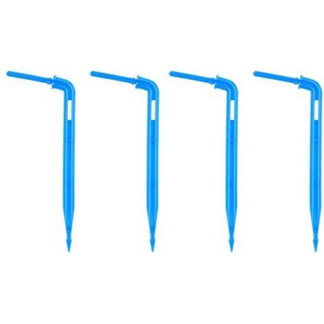 50 pcs Bend Arrow Dripper émetteur kit d'irrigation pour serre Jardin Fixations - (1/5)