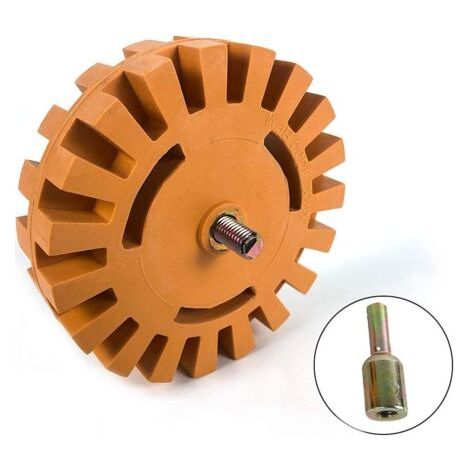 Herramienta de extracción de superposiciones para eliminar superposiciones de vinilo, cinta adhesiva, goma, rasguños finos y adhesivos para automóviles, 10 cm (1/5)