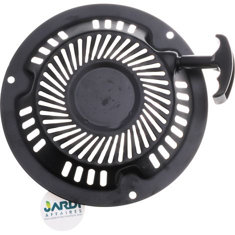 Jardiaffaires – Lanceur pour moteur thermique Sanli 1P60F – Entrainement à deux cliquets métalliques plats – Compatible tondeuses TCK, RACING, SANLI