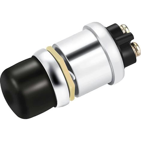 Bouton-poussoir de démarrage moteur, interrupteur de démarrage momentané étanche, interrupteur d'allumage 12 V/24 V pour voiture, camion, bateau, camping-car et quad (1/4)