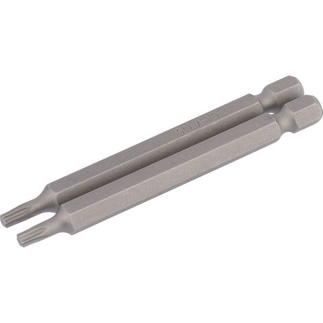 Draper T15 1/4 Hex. Draper TX-STAR&174 Insert Bit 75mm Long x 2 (66847) (1/5)