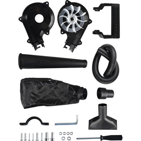 Meuleuse transformée en souffleur-aspirateur à vent puissant, convertie en aspirateur pour nettoyage polyvalent (1/5)